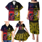 custom-demons-and-tigers-football-family-matching-puletasi-dress-and-hawaiian-shirt-2023-together-indigenous-art