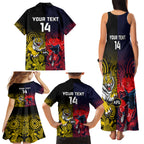 custom-demons-and-tigers-football-family-matching-tank-maxi-dress-and-hawaiian-shirt-2023-together-indigenous-art