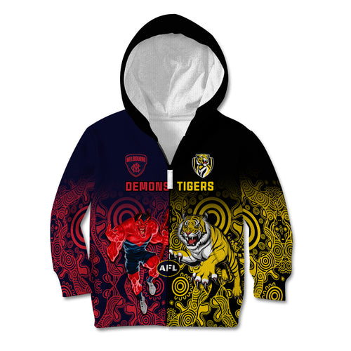custom-demons-and-tigers-football-kid-hoodie-2023-together-indigenous-art