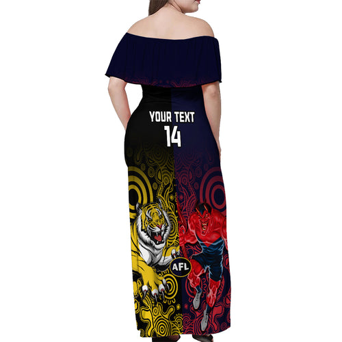 custom-demons-and-tigers-football-off-shoulder-maxi-dress-2023-together-indigenous-art