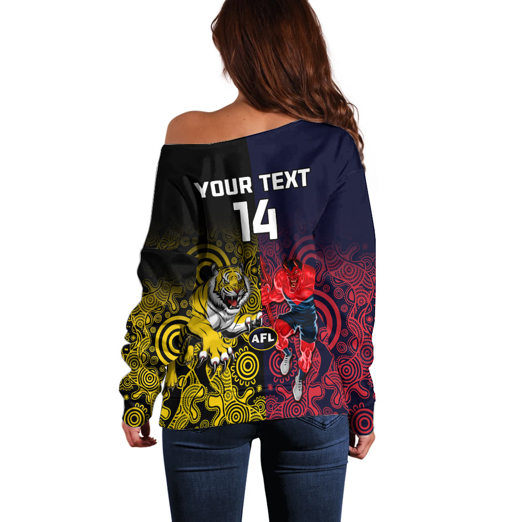 custom-demons-and-tigers-football-off-shoulder-sweater-2023-together-indigenous-art