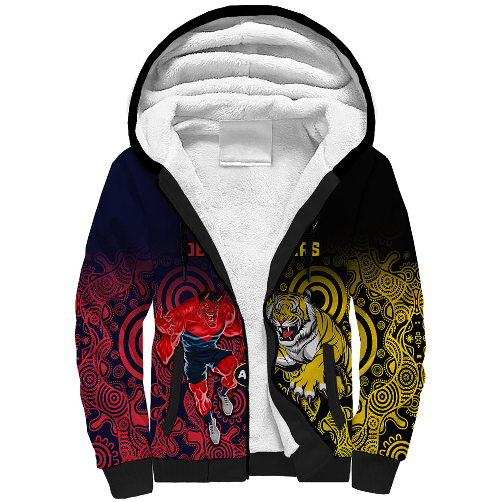 custom-demons-and-tigers-football-sherpa-hoodie-2023-together-indigenous-art