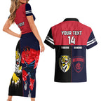 custom-demons-and-tigers-football-couples-matching-short-sleeve-bodycon-dress-and-hawaiian-shirt-2023-together-sporty-version