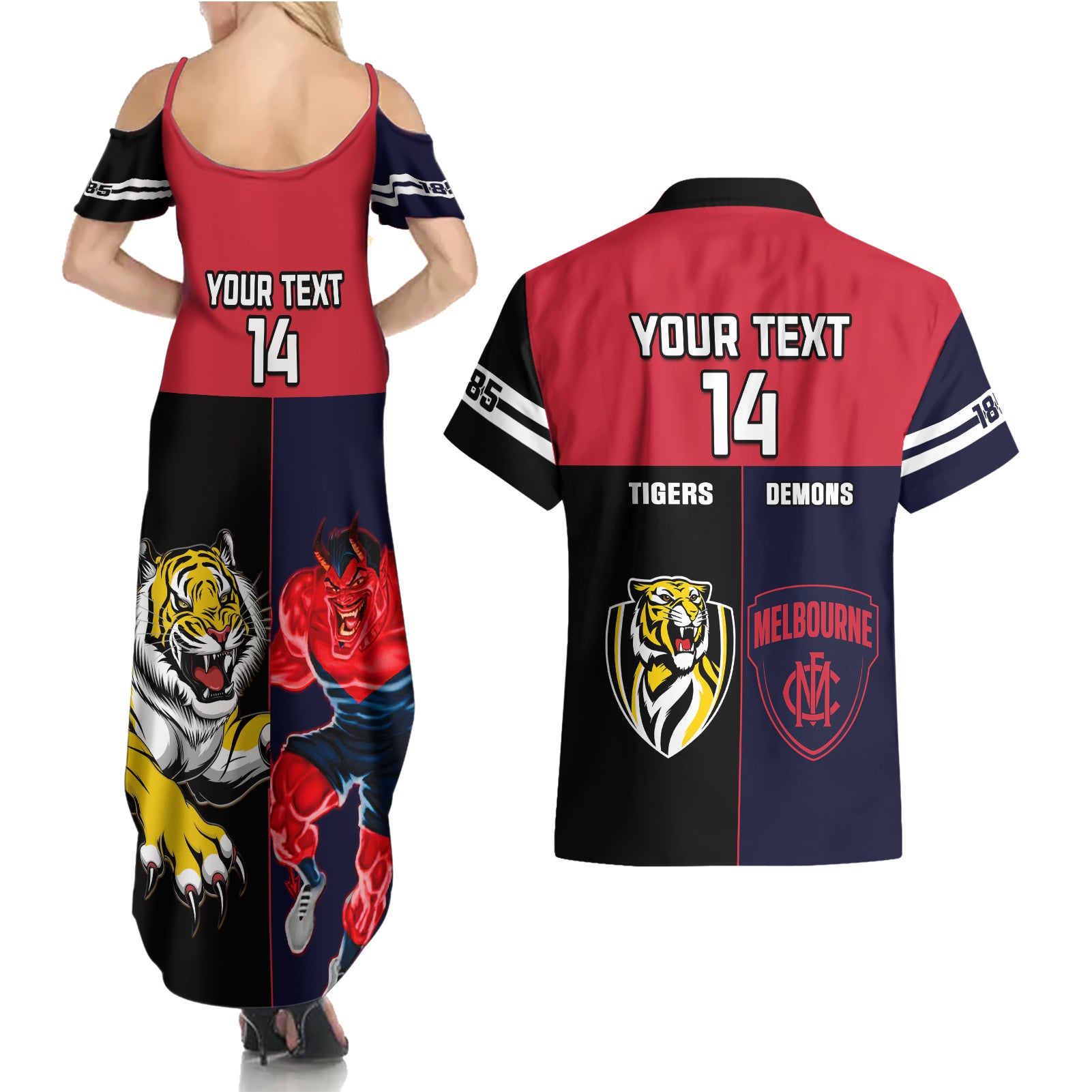 custom-demons-and-tigers-football-couples-matching-summer-maxi-dress-and-hawaiian-shirt-2023-together-sporty-version