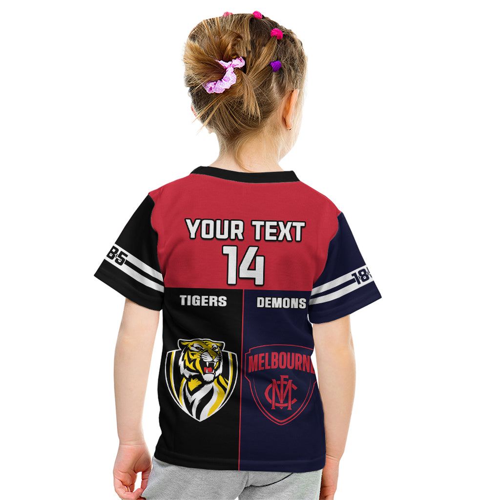 custom-demons-and-tigers-football-kid-t-shirt-2023-together-sporty-version