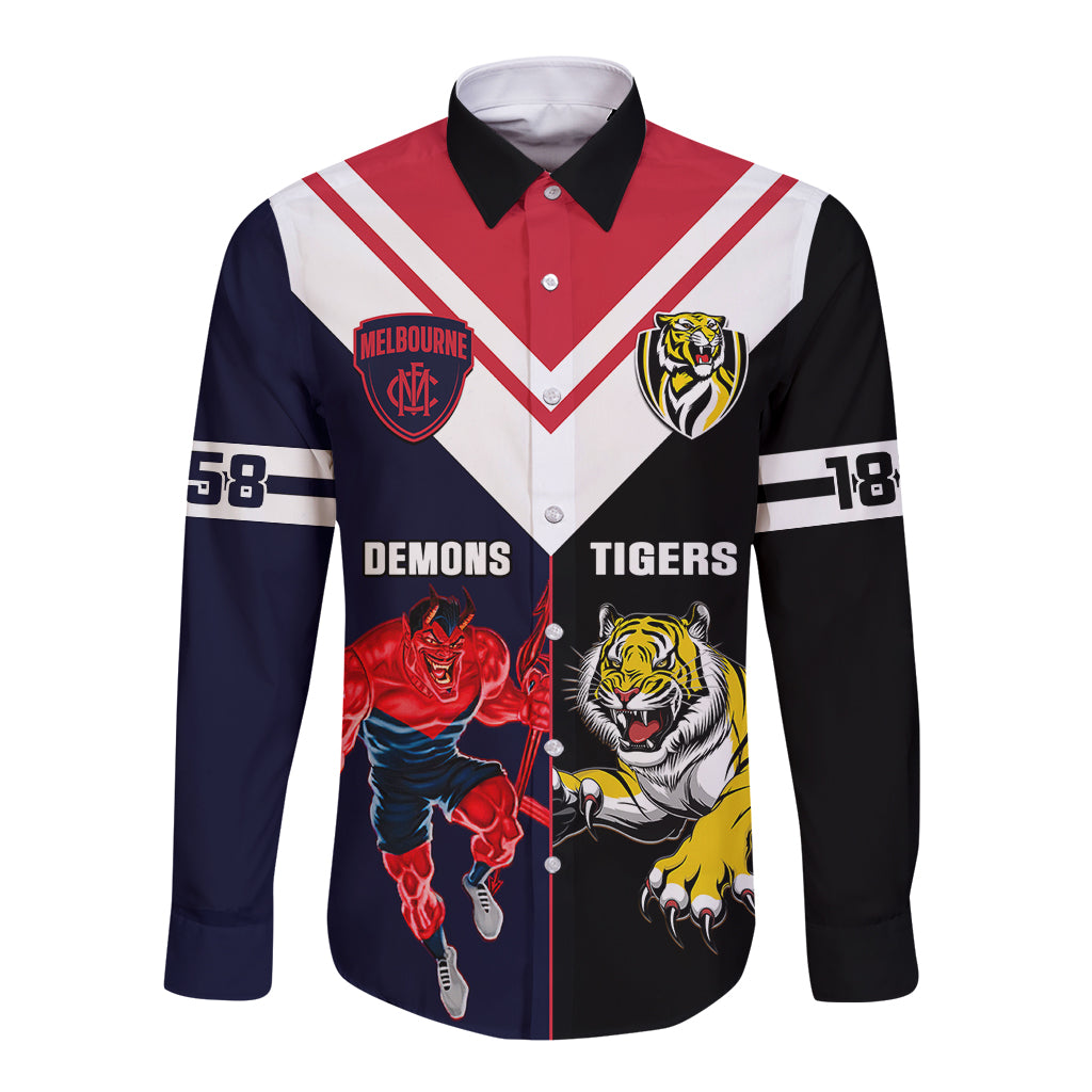 custom-demons-and-tigers-football-long-sleeve-button-shirt-2023-together-sporty-version