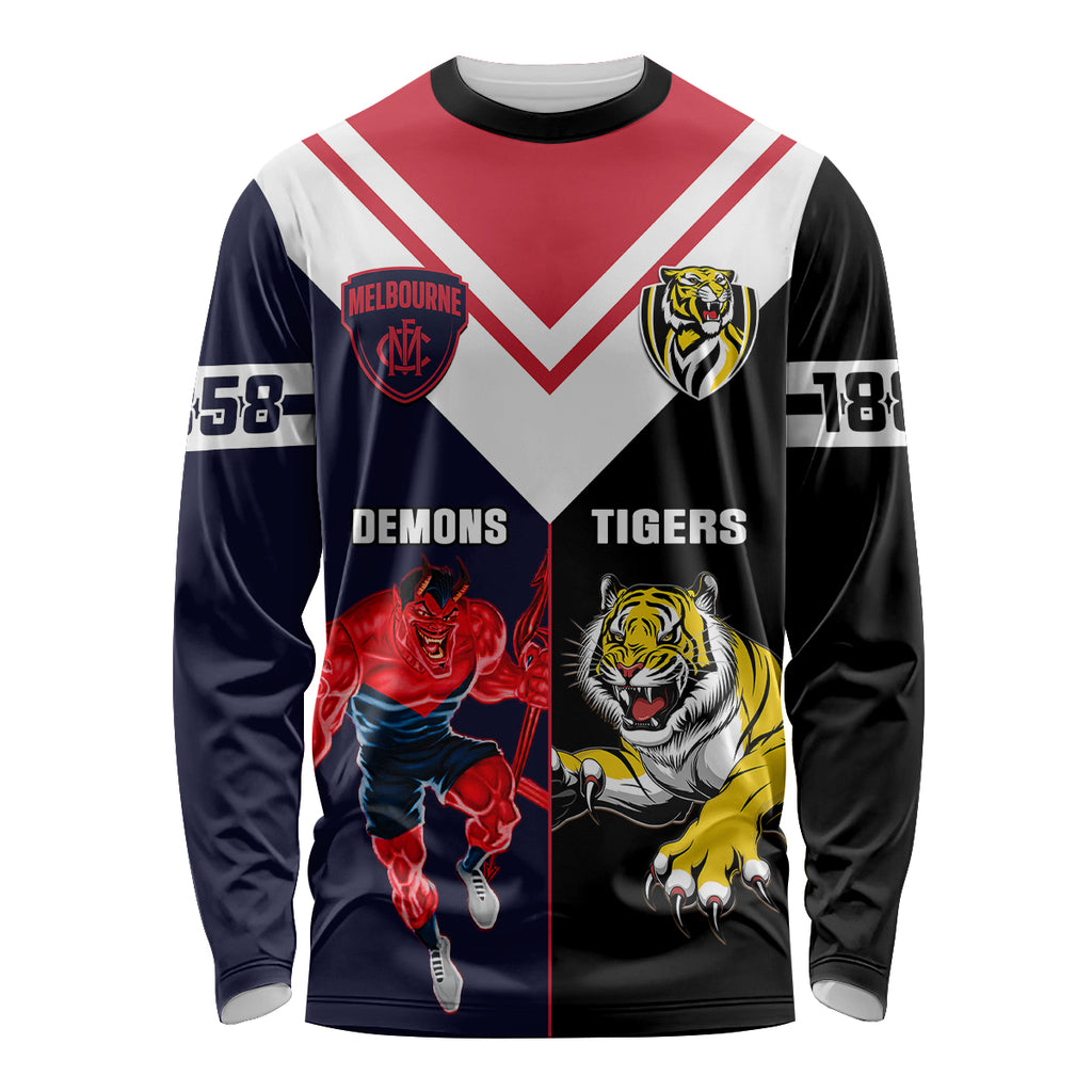 custom-demons-and-tigers-football-long-sleeve-shirt-2023-together-sporty-version
