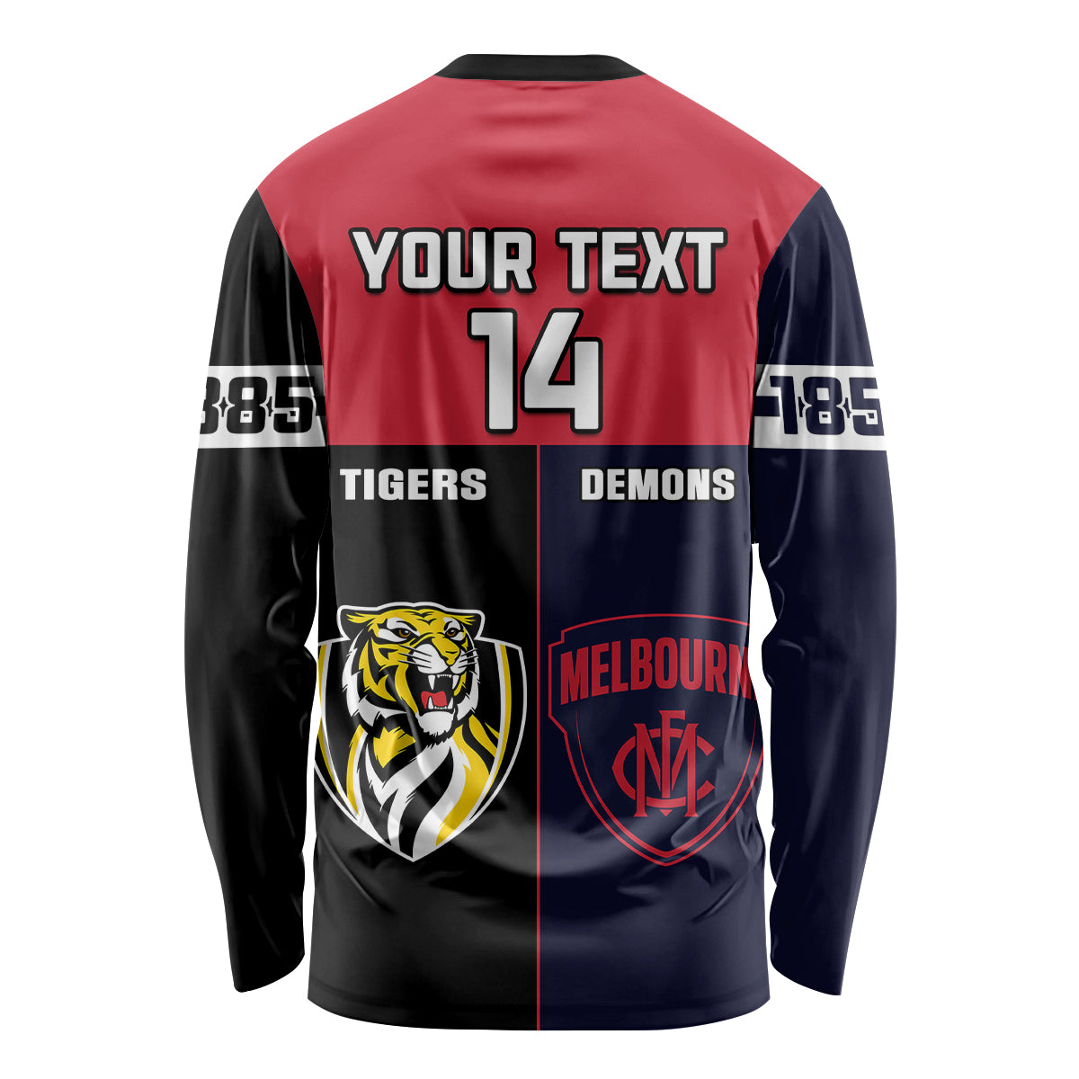 custom-demons-and-tigers-football-long-sleeve-shirt-2023-together-sporty-version