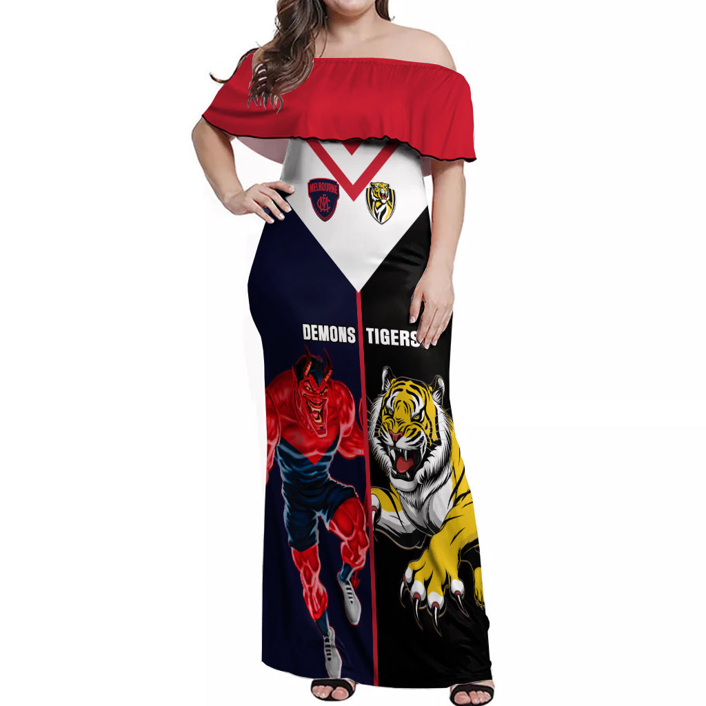 custom-demons-and-tigers-football-off-shoulder-maxi-dress-2023-together-sporty-version