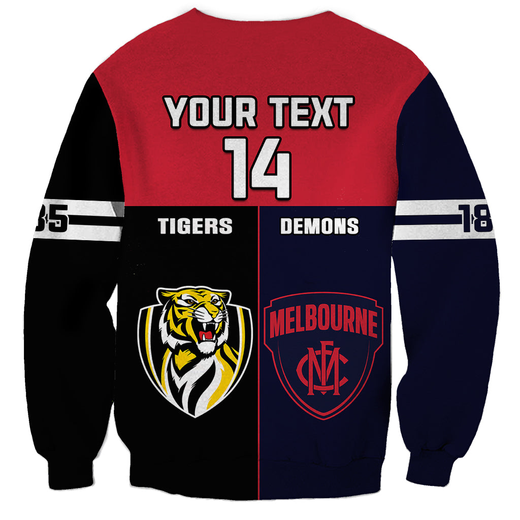 custom-demons-and-tigers-football-sweatshirt-2023-together-sporty-version