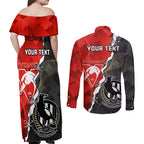 personalised-collingwood-and-swans-football-couples-matching-off-shoulder-maxi-dress-and-long-sleeve-button-shirts-2023-together-sporty-style