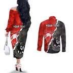 personalised-collingwood-and-swans-football-couples-matching-off-the-shoulder-long-sleeve-dress-and-long-sleeve-button-shirts-2023-together-sporty-style