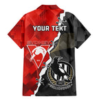 personalised-collingwood-and-swans-football-family-matching-mermaid-dress-and-hawaiian-shirt-2023-together-sporty-style