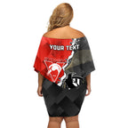 personalised-collingwood-and-swans-football-family-matching-off-shoulder-short-dress-and-hawaiian-shirt-2023-together-sporty-style