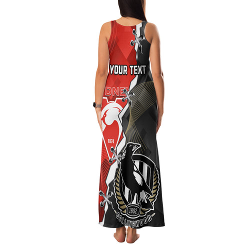 personalised-collingwood-and-swans-football-family-matching-tank-maxi-dress-and-hawaiian-shirt-2023-together-sporty-style