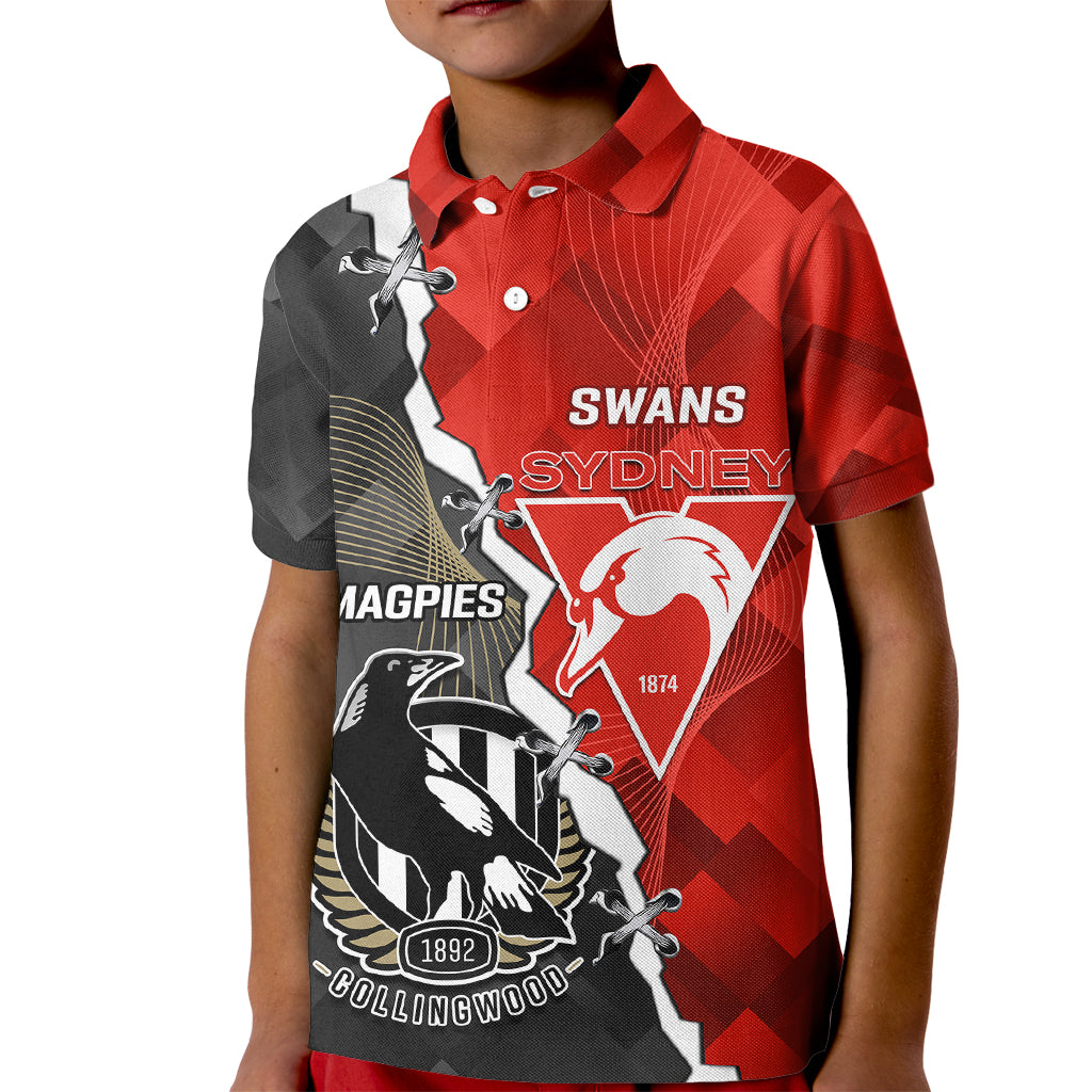 personalised-collingwood-and-swans-football-kid-polo-shirt-2023-together-sporty-style