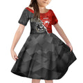 personalised-collingwood-and-swans-football-kid-short-sleeve-dress-2023-together-sporty-style