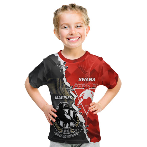 personalised-collingwood-and-swans-football-kid-t-shirt-2023-together-sporty-style