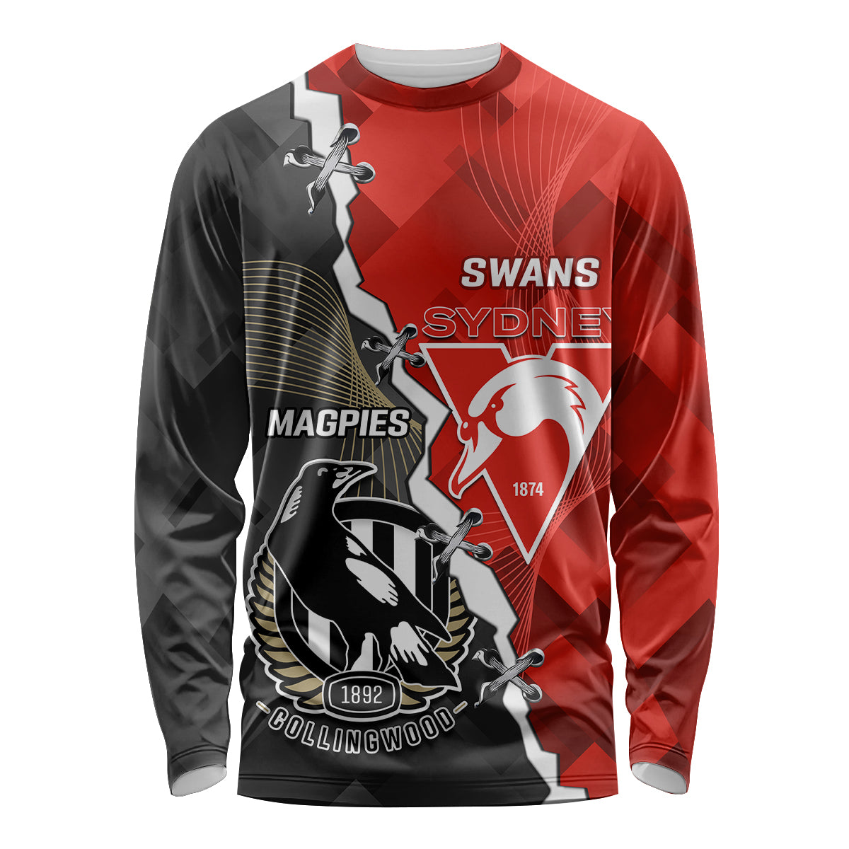 personalised-collingwood-and-swans-football-long-sleeve-shirt-2023-together-sporty-style
