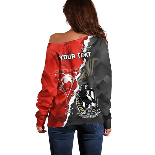 personalised-collingwood-and-swans-football-off-shoulder-sweater-2023-together-sporty-style