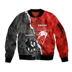 personalised-collingwood-and-swans-football-sleeve-zip-bomber-jacket-2023-together-sporty-style