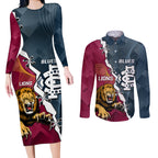 personalised-lions-and-blues-football-couples-matching-long-sleeve-bodycon-dress-and-long-sleeve-button-shirts-2023-together-sporty-style