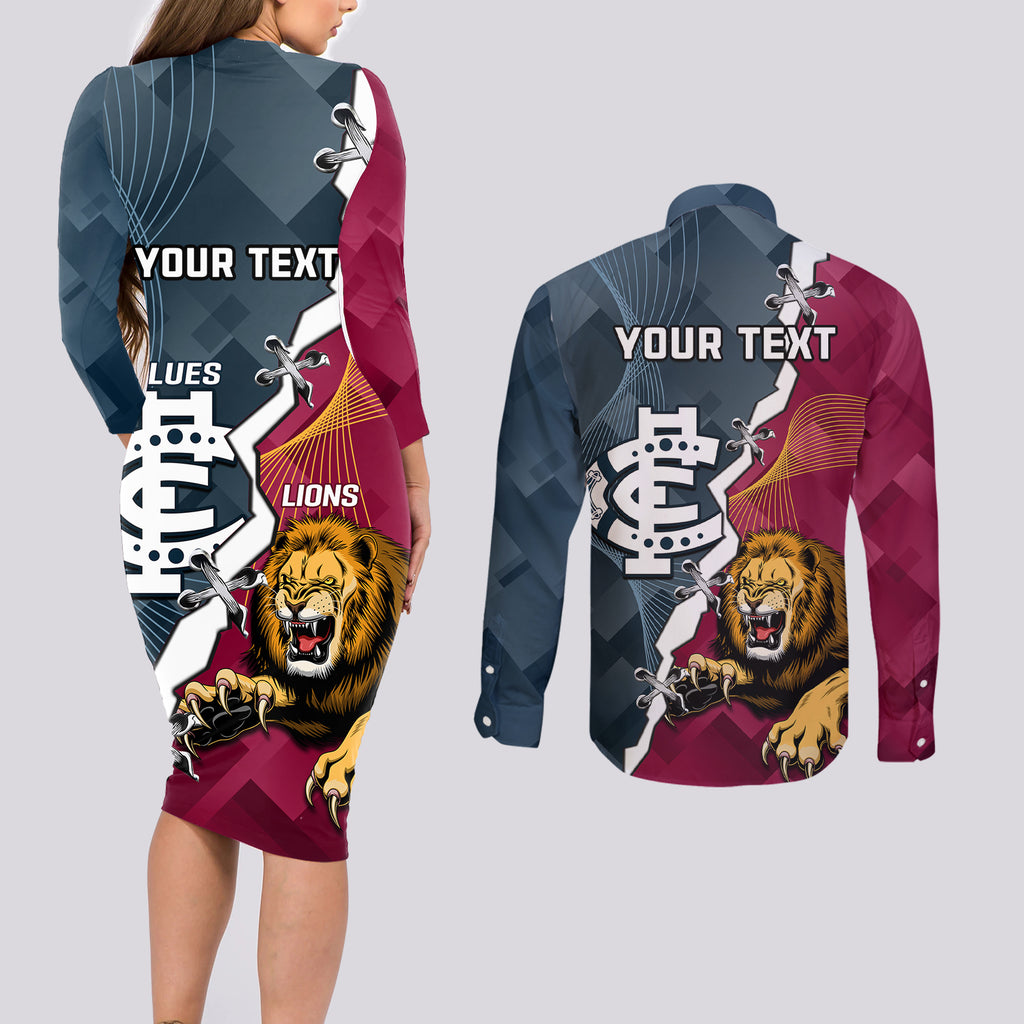 personalised-lions-and-blues-football-couples-matching-long-sleeve-bodycon-dress-and-long-sleeve-button-shirts-2023-together-sporty-style