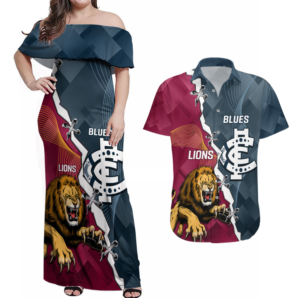 personalised-lions-and-blues-football-couples-matching-off-shoulder-maxi-dress-and-hawaiian-shirt-2023-together-sporty-style