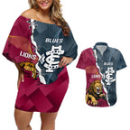 personalised-lions-and-blues-football-couples-matching-off-shoulder-short-dress-and-hawaiian-shirt-2023-together-sporty-style