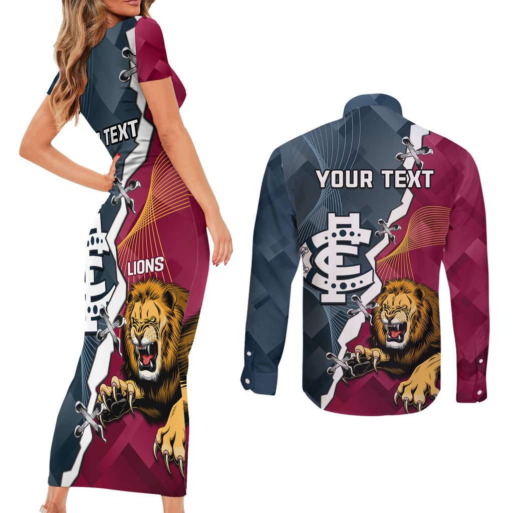 personalised-lions-and-blues-football-couples-matching-short-sleeve-bodycon-dress-and-long-sleeve-button-shirts-2023-together-sporty-style