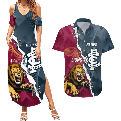 personalised-lions-and-blues-football-couples-matching-summer-maxi-dress-and-hawaiian-shirt-2023-together-sporty-style