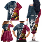 personalised-lions-and-blues-football-family-matching-off-shoulder-long-sleeve-dress-and-hawaiian-shirt-2023-together-sporty-style