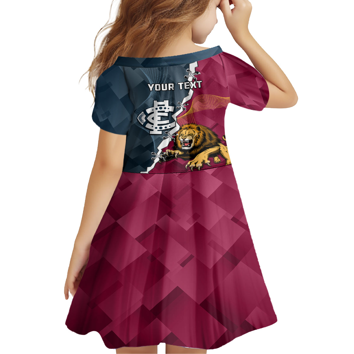 personalised-lions-and-blues-football-family-matching-off-shoulder-short-dress-and-hawaiian-shirt-2023-together-sporty-style