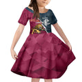 personalised-lions-and-blues-football-kid-short-sleeve-dress-2023-together-sporty-style