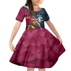 personalised-lions-and-blues-football-kid-short-sleeve-dress-2023-together-sporty-style