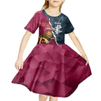 personalised-lions-and-blues-football-kid-short-sleeve-dress-2023-together-sporty-style