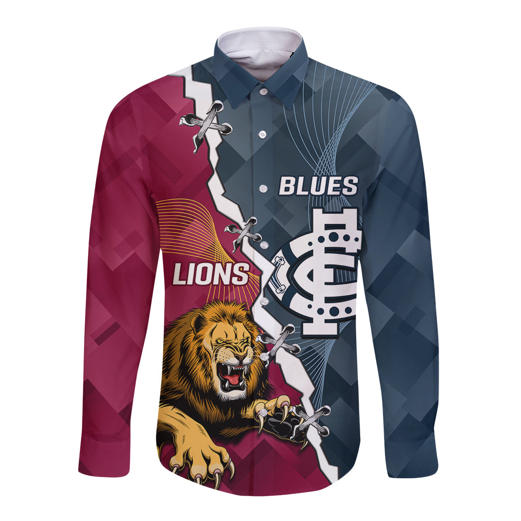 personalised-lions-and-blues-football-long-sleeve-button-shirt-2023-together-sporty-style