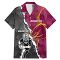personalised-warriors-and-broncos-rugby-family-matching-mermaid-dress-and-hawaiian-shirt-2023-together-sporty-style