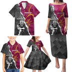 personalised-warriors-and-broncos-rugby-family-matching-puletasi-dress-and-hawaiian-shirt-2023-together-sporty-style