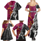 personalised-warriors-and-broncos-rugby-family-matching-summer-maxi-dress-and-hawaiian-shirt-2023-together-sporty-style