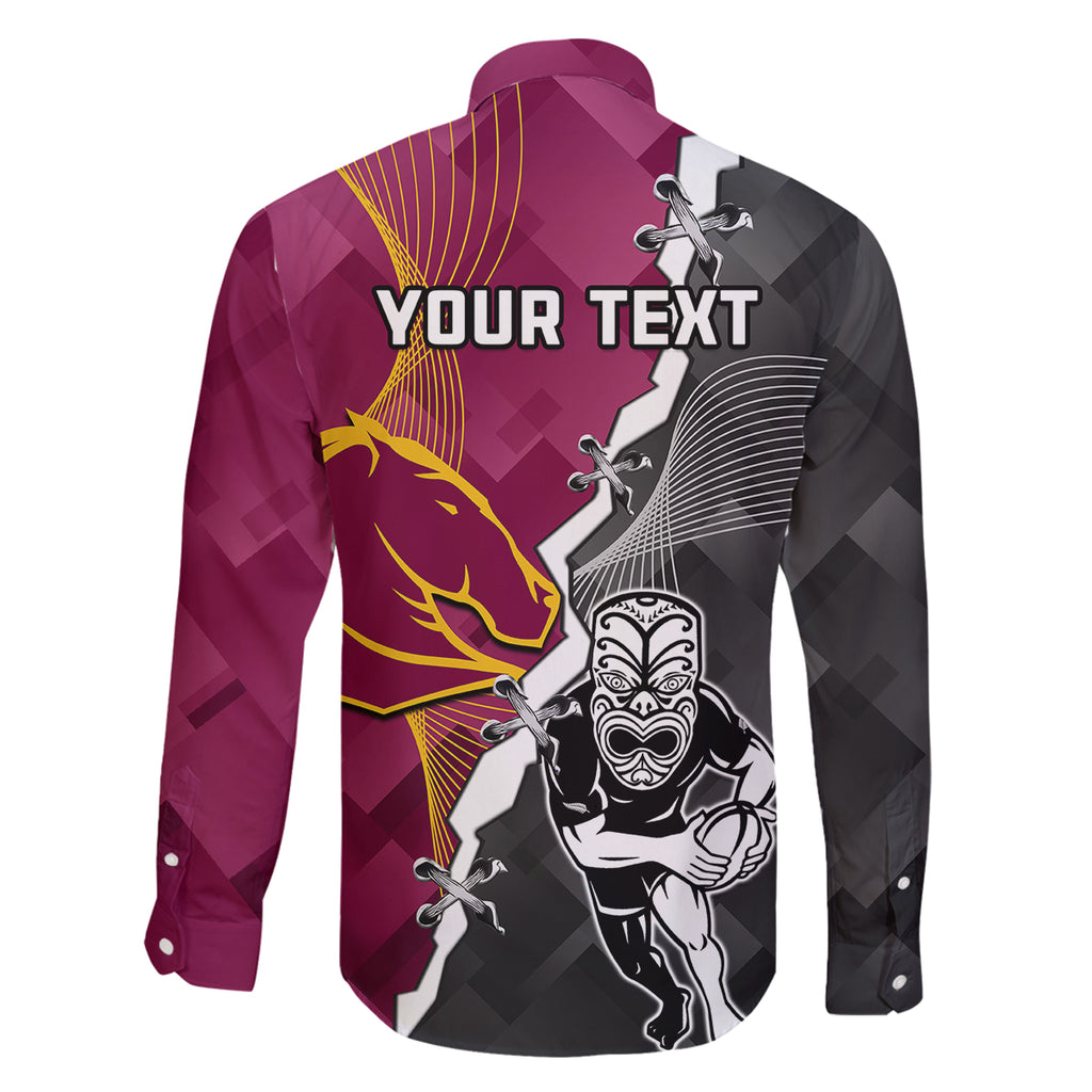 personalised-warriors-and-broncos-rugby-family-matching-tank-maxi-dress-and-hawaiian-shirt-2023-together-sporty-style