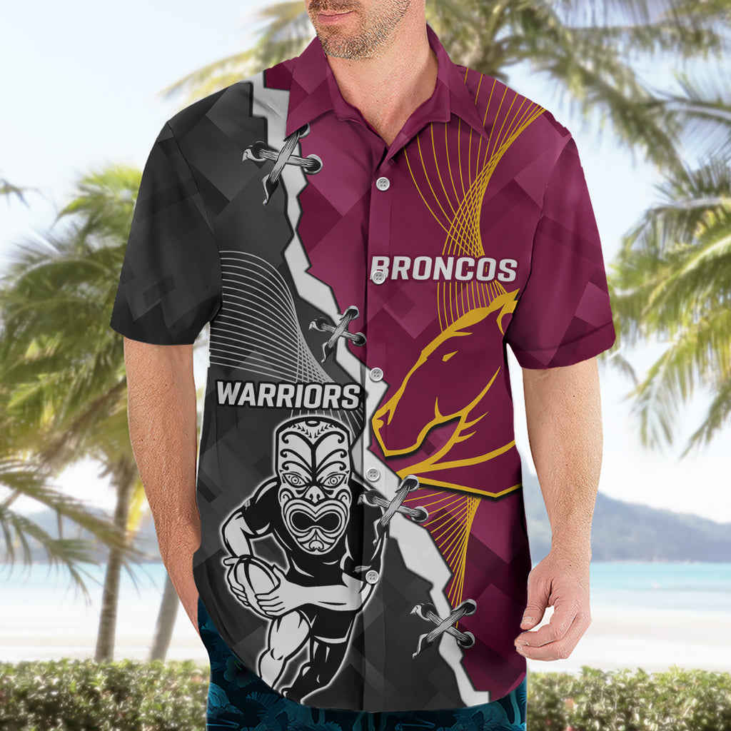 personalised-warriors-and-broncos-rugby-hawaiian-shirt-2023-together-sporty-style