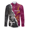 personalised-warriors-and-broncos-rugby-long-sleeve-button-shirt-2023-together-sporty-style