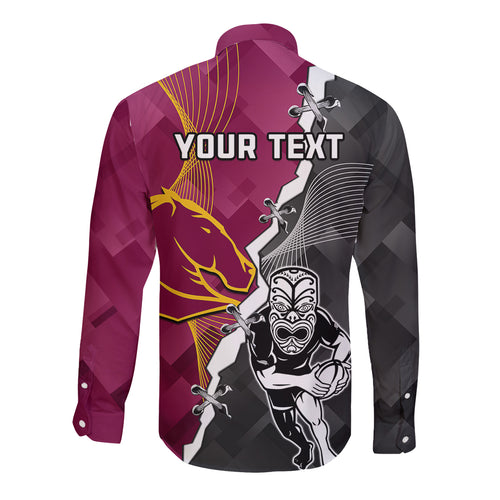 personalised-warriors-and-broncos-rugby-long-sleeve-button-shirt-2023-together-sporty-style