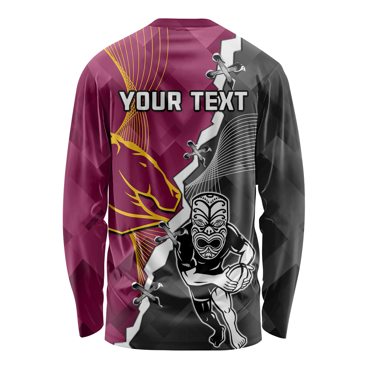 personalised-warriors-and-broncos-rugby-long-sleeve-shirt-2023-together-sporty-style