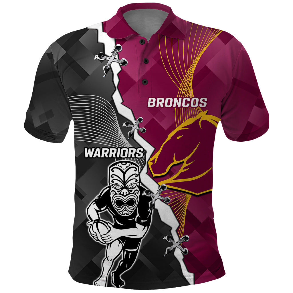 personalised-warriors-and-broncos-rugby-polo-shirt-2023-together-sporty-style