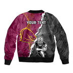 personalised-warriors-and-broncos-rugby-sleeve-zip-bomber-jacket-2023-together-sporty-style