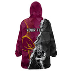 personalised-warriors-and-broncos-rugby-wearable-blanket-hoodie-2023-together-sporty-style