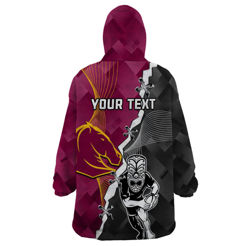 personalised-warriors-and-broncos-rugby-wearable-blanket-hoodie-2023-together-sporty-style