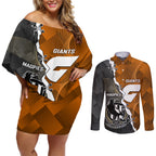 personalised-collingwood-and-giants-football-couples-matching-off-shoulder-short-dress-and-long-sleeve-button-shirts-2023-together-sporty-style